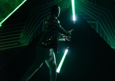 Spectacle lumineux à Lausanne